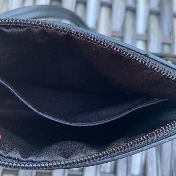 coach Black Leather Perforated Signature Wristlet - Picture 11 of 11